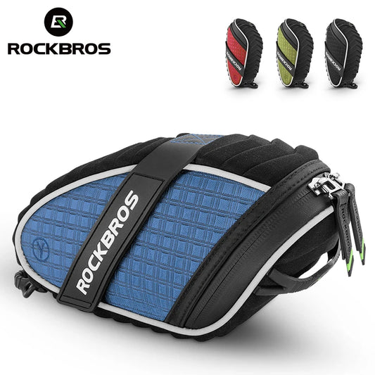 Rockbros Rainproof Reflective Rear Bike Saddle Storage Bag