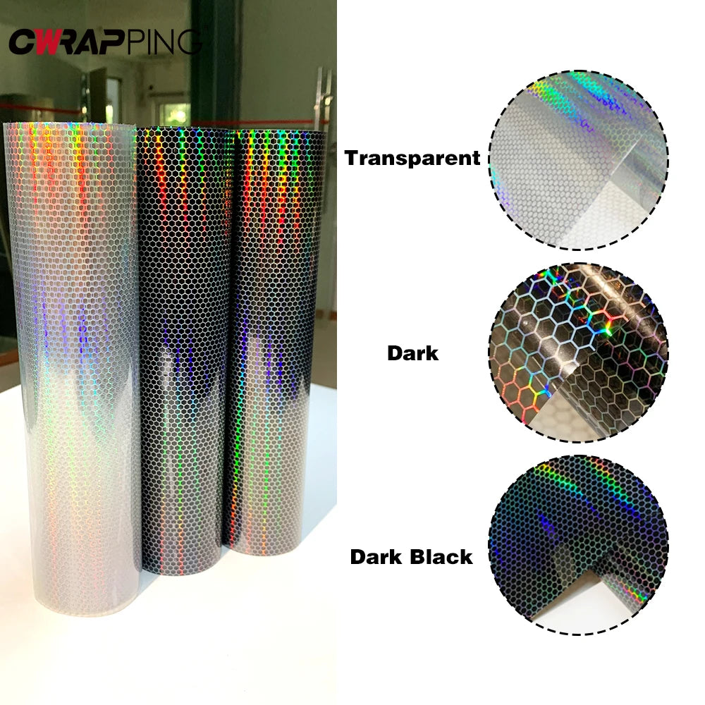 Cwrapping Honeycomb Car Headlight And Taillight Tint Film