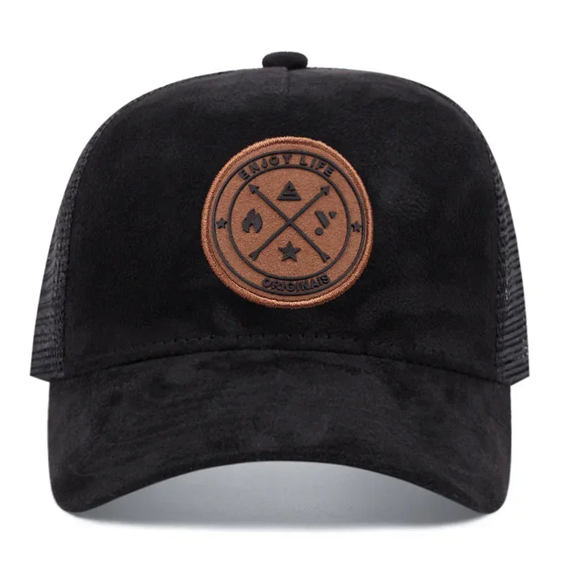 Breathable Mesh Snapback Baseball Cap For Daily Wear