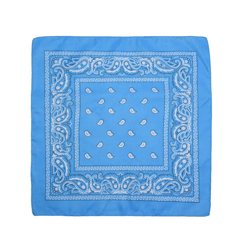 Premium Polyester Square Bandana Head Scarf Unisex