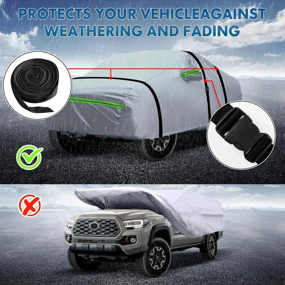 All Weather Six Layer Waterproof Car Cover With UV Protection