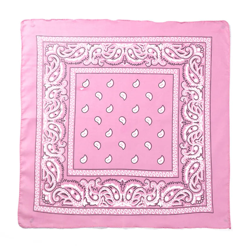 Premium Polyester Square Bandana Head Scarf Unisex