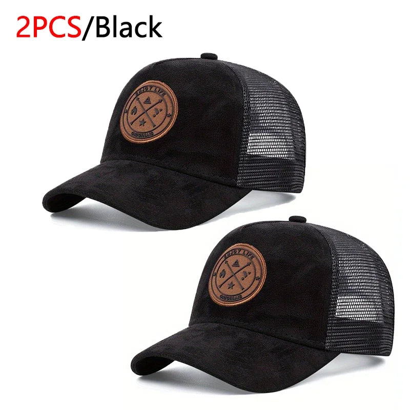 Breathable Mesh Snapback Baseball Cap For Daily Wear