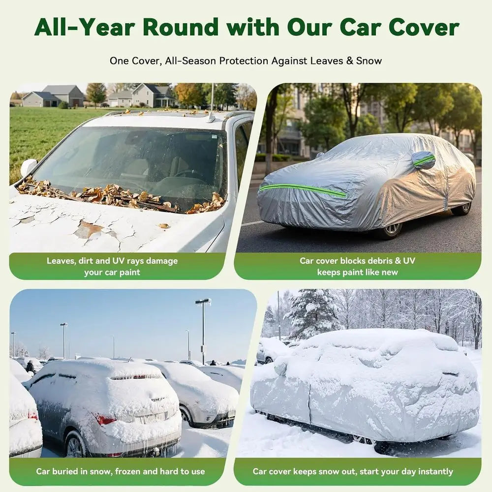 Premium SUV Car Cover With Waterproof All Weather UV Protection