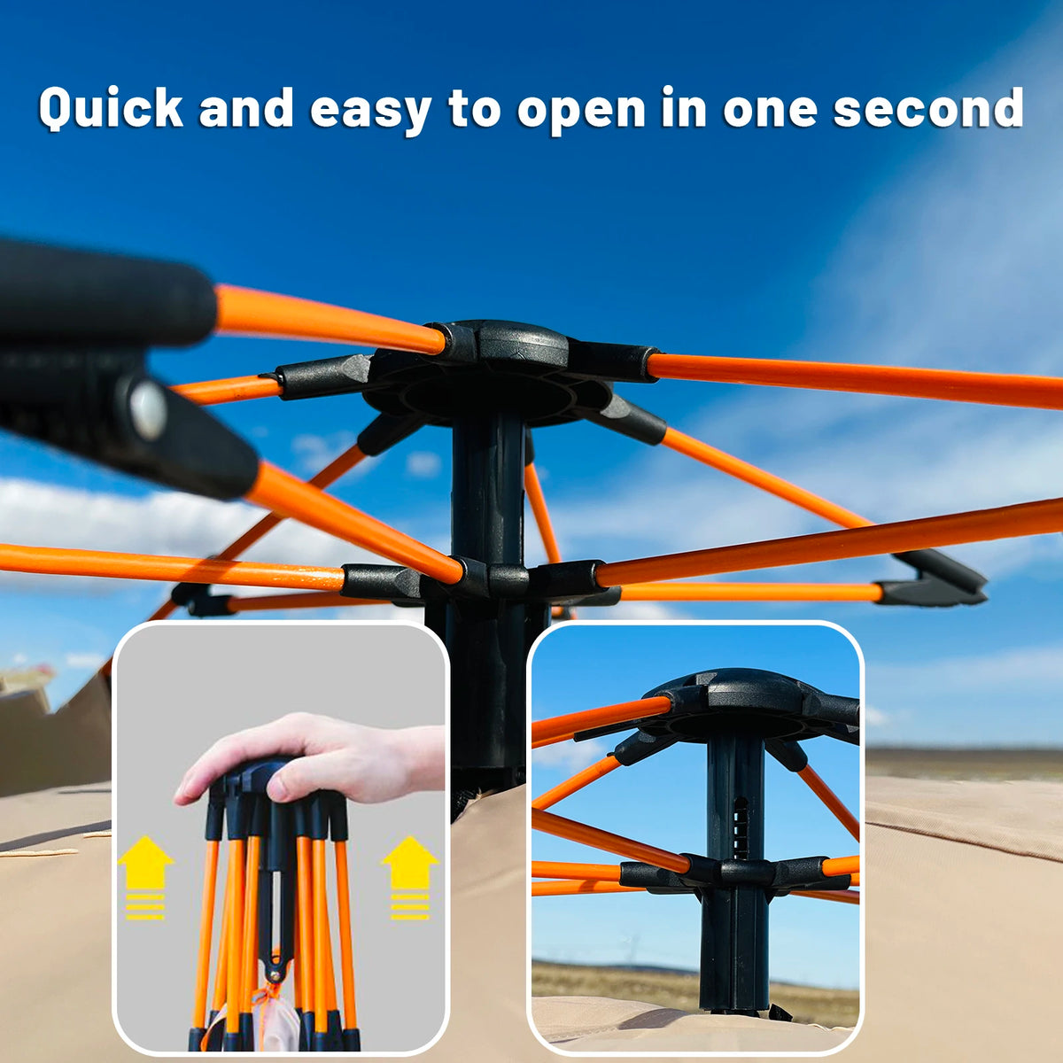 Pakicetus Automatic Instant Setup Camping Tent For Outdoor Adventures