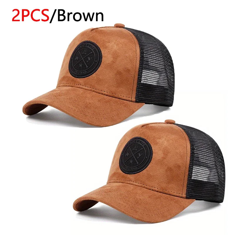 Breathable Mesh Snapback Baseball Cap For Daily Wear