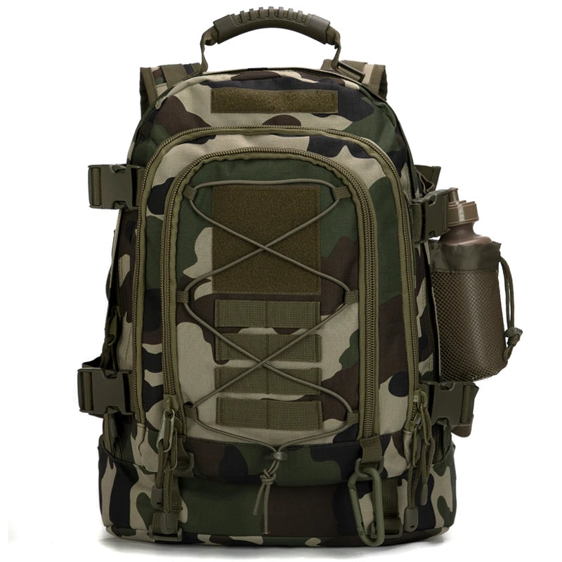 LQARMY Large Capacity Tactical Backpack For Travel And Hiking