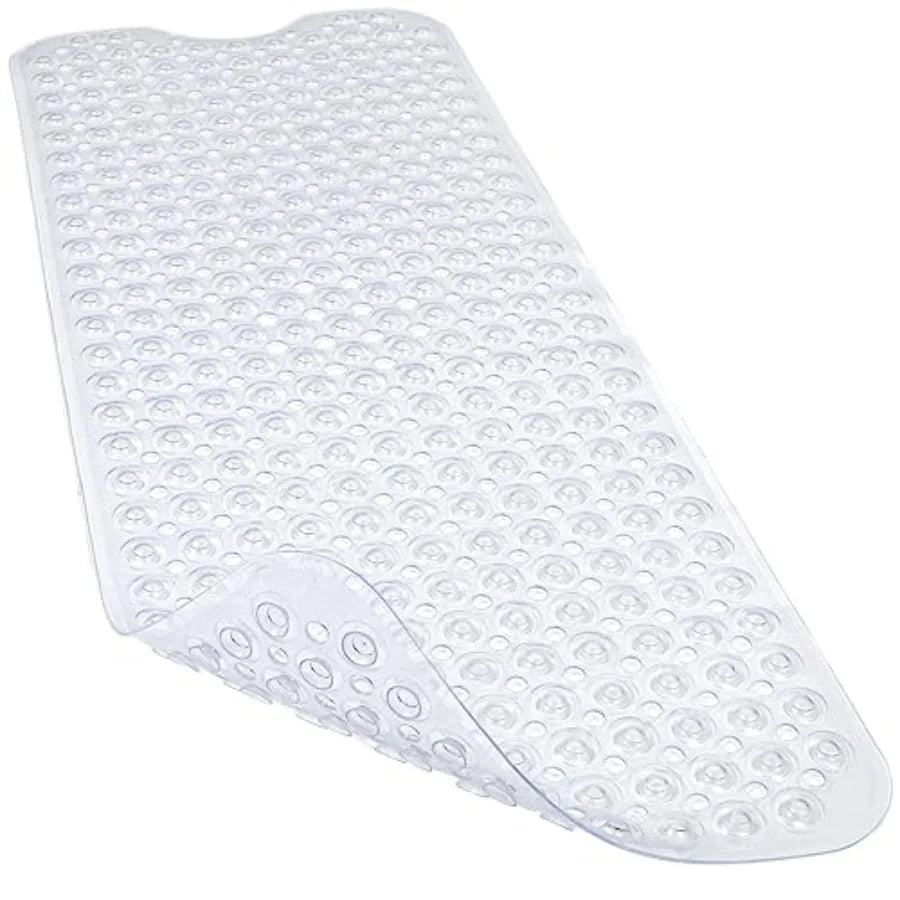 Non Slip Bathtub Shower Mat With Suction Cups Drain Holes