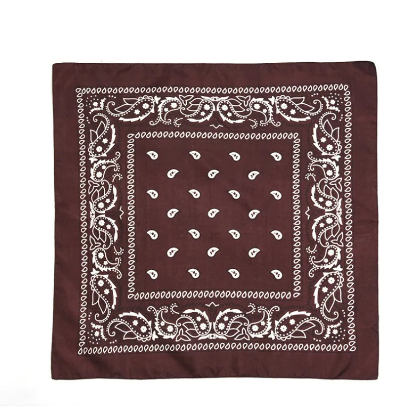 Premium Polyester Square Bandana Head Scarf Unisex