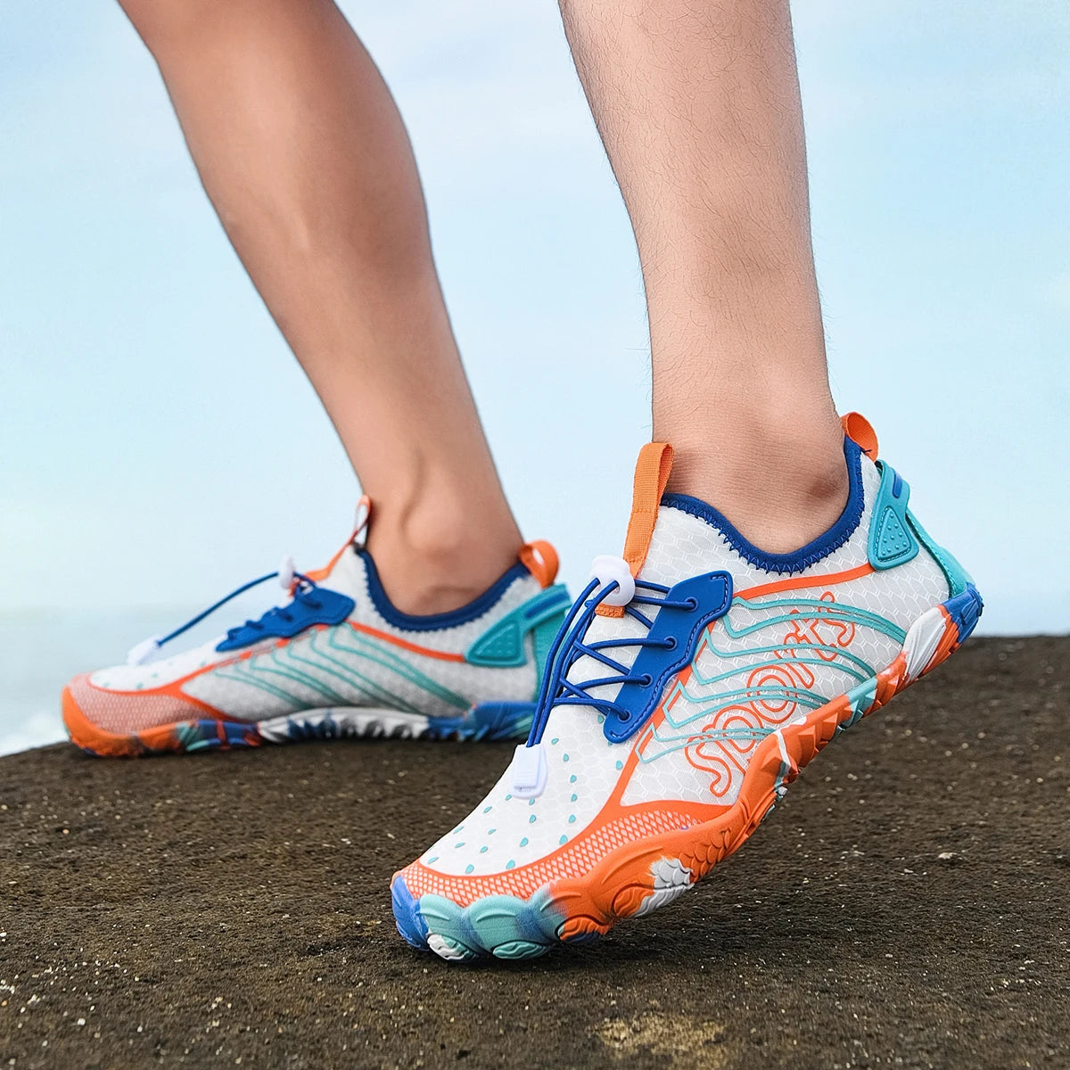Women Quick Dry Barefoot Water Shoes Swimming Beach Walking Lightweight