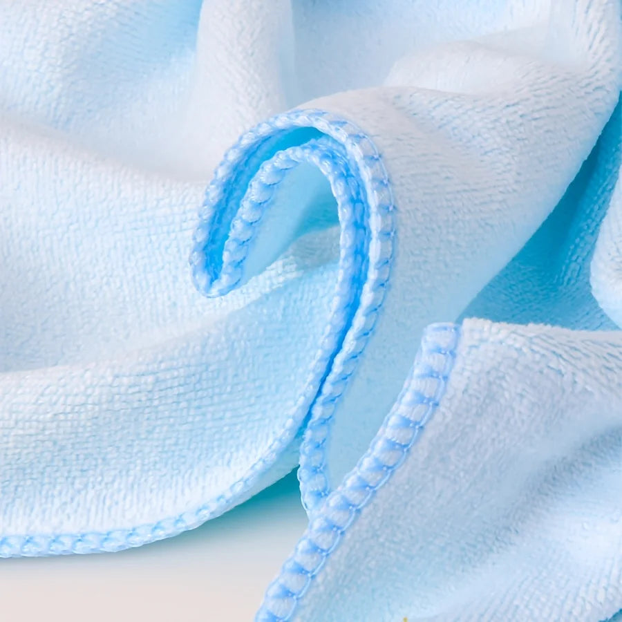 Microfiber Towel Set With Soft Absorbent Machine Washable Towels