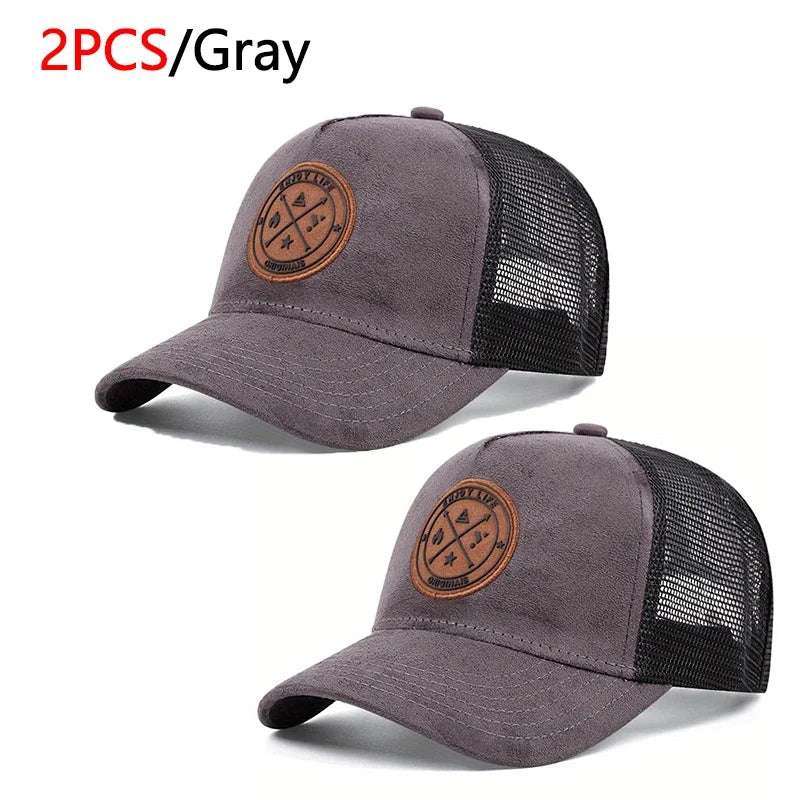 Breathable Mesh Snapback Baseball Cap For Daily Wear